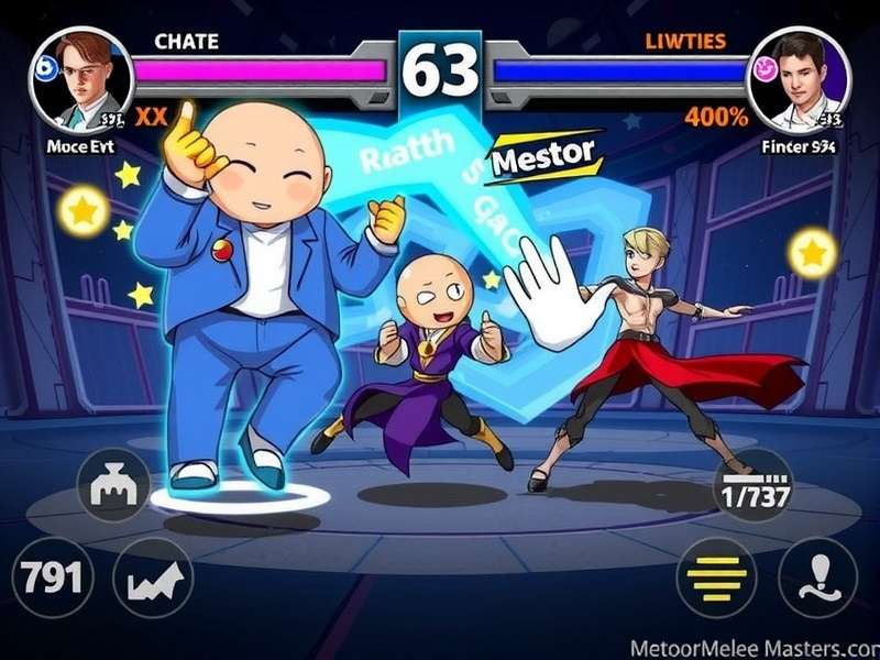 Meteor Melee Masters Gameplay Screenshot